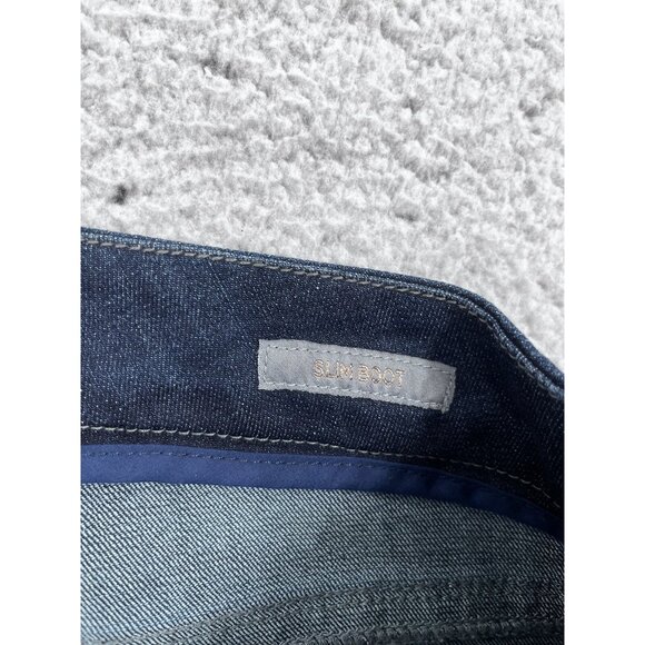 Melissa McCarthy Seven Dark Wash Slim Boot Denim Jeans Size 22 - Picture 10 of 12